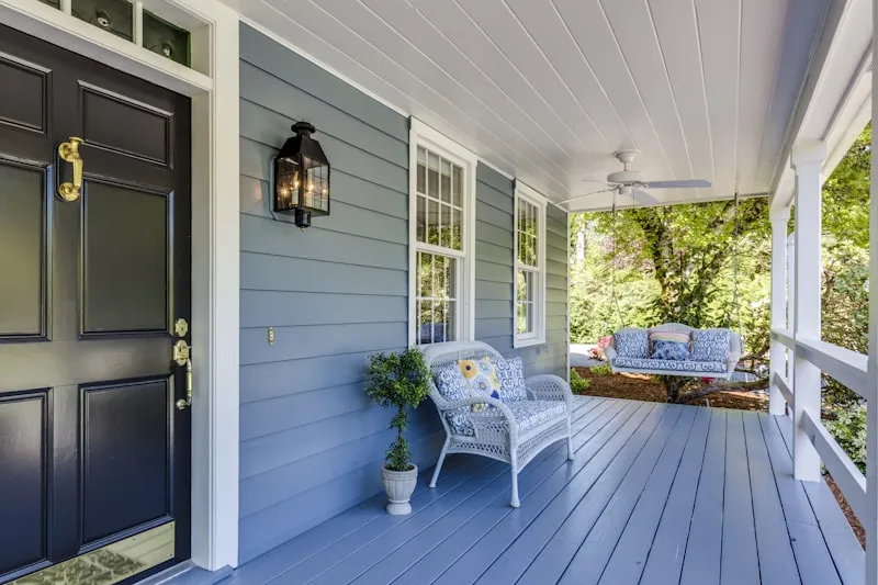 Front porch of an Australian family home